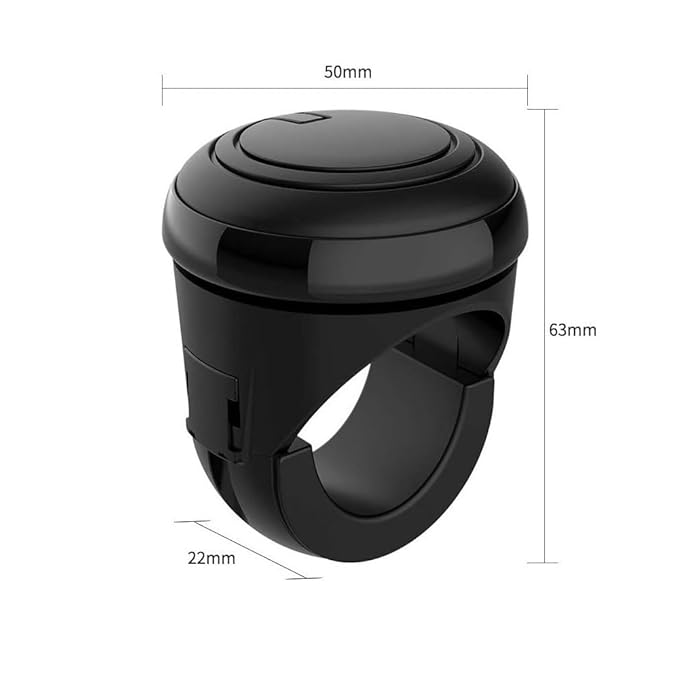 KeepCart Car Accessories Steering Wheel Spinner Metal Car Power Handle Spinner Steering Wheel Knob for All Vehicles Universal Driving Helper Booster
