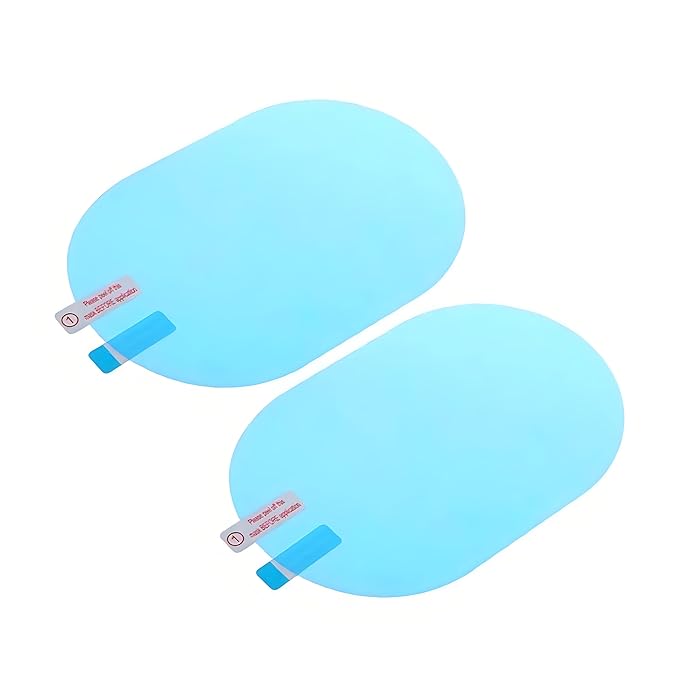 Oblivion Anti Fog Film for Car Mirror 2 Pc – Waterproof HD Clear Anti-Glare, Anti-Scratch Rearview Mirror & Side Window Film – PET Protective Sticker for Safe Driving – Blind Spot Car Accessory 2025