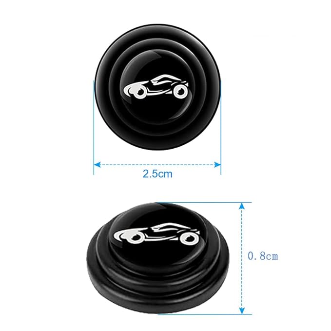 Gozaqe Car Door Shock Absorber,12 PCS,Car Door Shock Absorber Pads Protector Gasket Guard Silicone Sticker Accessories,Universal PVC car Shock Absorber