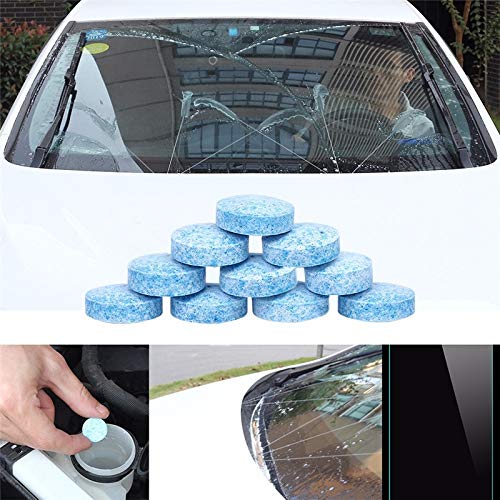 HSR Car Accessories in 10 PCs Car Wiper Detergent Effervescent Tablets Washer Auto Windshield Cleaner Glass Wash Cleaning Tablets