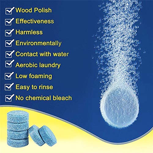 HSR Car Accessories in 10 PCs Car Wiper Detergent Effervescent Tablets Washer Auto Windshield Cleaner Glass Wash Cleaning Tablets