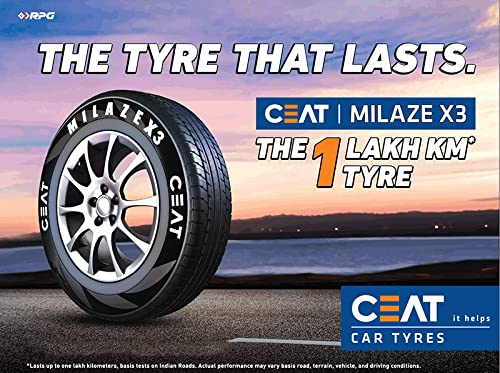 CEAT Milaze X3-165/70 R14 81T Tubeless Car Tyre
