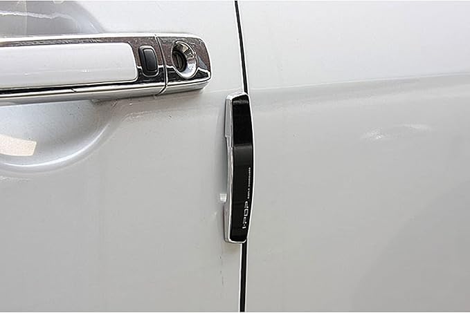 SARTE Universal Anti Scratch Car Door Edge Guard Bumper Scratch Protector Compatible with All Cars Black Colour (Set of 4)